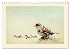 Freche Spatzen (Wandkalender 2024 DIN A4 quer), CALVENDO Monatskalender - Hultsch, Heike