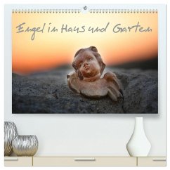 Engel in Haus und Garten (hochwertiger Premium Wandkalender 2024 DIN A2 quer), Kunstdruck in Hochglanz - Tiller, Sophie