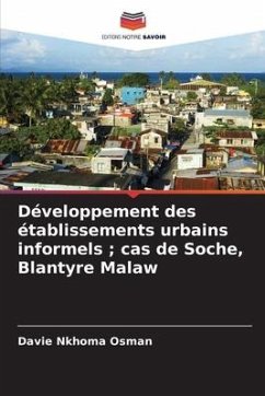 Développement des établissements urbains informels ; cas de Soche, Blantyre Malaw - Nkhoma Osman, Davie