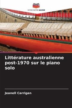 Littérature australienne post-1970 sur le piano solo - Carrigan, Jeanell