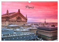 Paris (Wandkalender 2024 DIN A3 quer), CALVENDO Monatskalender
