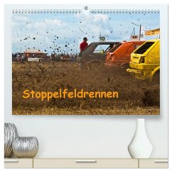 Stoppelfeldrennen (hochwertiger Premium Wandkalender 2024 DIN A2 quer), Kunstdruck in Hochglanz