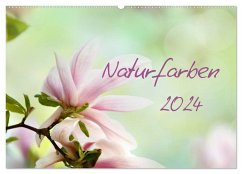 Naturfarben (Wandkalender 2024 DIN A2 quer), CALVENDO Monatskalender - Schwarz, Nailia