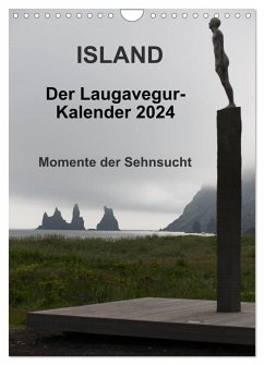 Island - Der Laugavegur-Kalender 2024 (Wandkalender 2024 DIN A4 hoch), CALVENDO Monatskalender