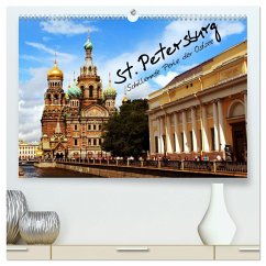 St. Petersburg (hochwertiger Premium Wandkalender 2024 DIN A2 quer), Kunstdruck in Hochglanz - le Plat, Patrick