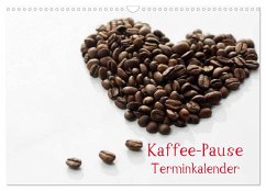 Kaffee-Pause Terminkalender (Wandkalender 2024 DIN A3 quer), CALVENDO Monatskalender