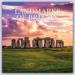 Landmarks of Britain 2024 Square Wall Calendar - Red Robin Publishing Ltd
