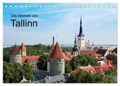 Die Altstadt von Tallinn (Tischkalender 2024 DIN A5 quer), CALVENDO Monatskalender