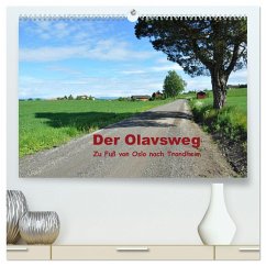 Der Olavsweg (hochwertiger Premium Wandkalender 2024 DIN A2 quer), Kunstdruck in Hochglanz