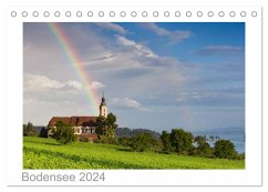 Bodensee 2024 (Tischkalender 2024 DIN A5 quer), CALVENDO Monatskalender - Kalender365.com