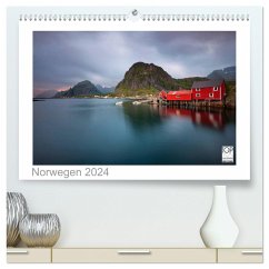Norwegen 2024 - Land im Norden (hochwertiger Premium Wandkalender 2024 DIN A2 quer), Kunstdruck in Hochglanz