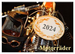 Motorräder (Wandkalender 2024 DIN A2 quer), CALVENDO Monatskalender