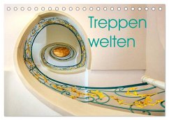 Treppenwelten (Tischkalender 2024 DIN A5 quer), CALVENDO Monatskalender