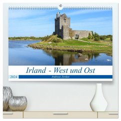 Irland - West und Ost (hochwertiger Premium Wandkalender 2024 DIN A2 quer), Kunstdruck in Hochglanz - Jordan, Andreas