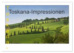 Toskana-Impressionen (Wandkalender 2024 DIN A2 quer), CALVENDO Monatskalender