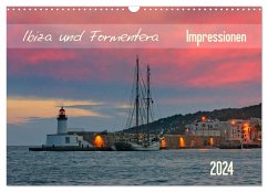 Ibiza und Formentera Impressionen (Wandkalender 2024 DIN A3 quer), CALVENDO Monatskalender