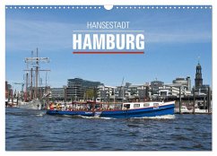 Hansestadt Hamburg (Wandkalender 2024 DIN A3 quer), CALVENDO Monatskalender