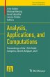 Analysis, Applications, and Computations - Bild 1
