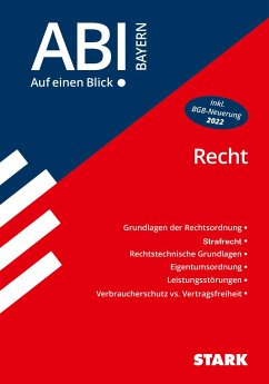 STARK Abi - auf einen Blick! Wirtschaft/Recht Bayern: Recht - Zirkenbach, Tino