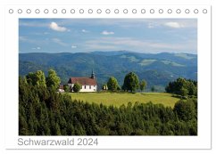 Schwarzwald 2024 (Tischkalender 2024 DIN A5 quer), CALVENDO Monatskalender