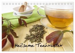 Heilsame Teekräuter (Tischkalender 2024 DIN A5 quer), CALVENDO Monatskalender