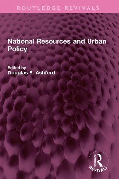 National Resources and Urban Policy (eBook, ePUB)