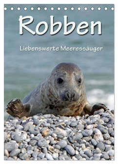 Robben (Tischkalender 2024 DIN A5 hoch), CALVENDO Monatskalender