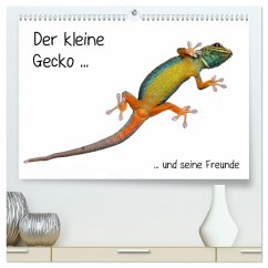 Der kleine Gecko und seine Freunde (hochwertiger Premium Wandkalender 2024 DIN A2 quer), Kunstdruck in Hochglanz - Eppele, Klaus