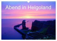 Abend in Helgoland (Wandkalender 2024 DIN A3 quer), CALVENDO Monatskalender