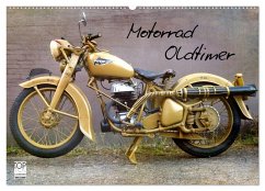Motorrad Oldtimer (Wandkalender 2024 DIN A2 quer), CALVENDO Monatskalender