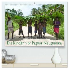 Die Kinder von Papua Neuguinea (hochwertiger Premium Wandkalender 2024 DIN A2 quer), Kunstdruck in Hochglanz