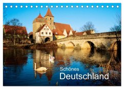 Schönes Deutschland (Tischkalender 2024 DIN A5 quer), CALVENDO Monatskalender