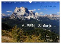 ALPEN - Sinfonie (Wandkalender 2024 DIN A3 quer), CALVENDO Monatskalender