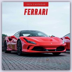 Ferrari 2024 Square Wall Calendar - Red Robin Publishing Ltd