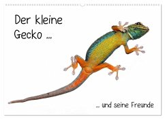 Der kleine Gecko und seine Freunde (Wandkalender 2024 DIN A2 quer), CALVENDO Monatskalender