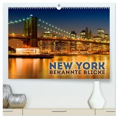 NEW YORK Bekannte Blicke (hochwertiger Premium Wandkalender 2024 DIN A2 quer), Kunstdruck in Hochglanz - Viola, Melanie
