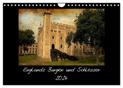 Englands Burgen und Schlösser 2024 (Wandkalender 2024 DIN A4 quer), CALVENDO Monatskalender