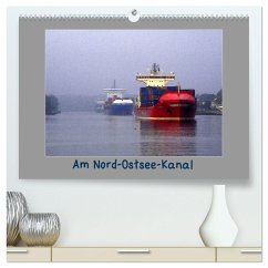 Am Nord- Ostsee-Kanal (hochwertiger Premium Wandkalender 2024 DIN A2 quer), Kunstdruck in Hochglanz