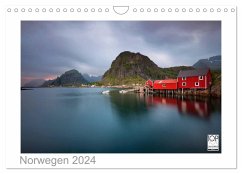 Norwegen 2024 - Land im Norden (Wandkalender 2024 DIN A4 quer), CALVENDO Monatskalender