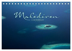 Malediven - Das Paradies im Indischen Ozean I (Tischkalender 2024 DIN A5 quer), CALVENDO Monatskalender