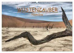 Wüstenzauber Namibia (Wandkalender 2024 DIN A2 quer), CALVENDO Monatskalender