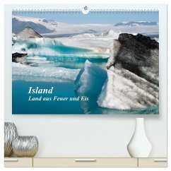 Island (hochwertiger Premium Wandkalender 2024 DIN A2 quer), Kunstdruck in Hochglanz