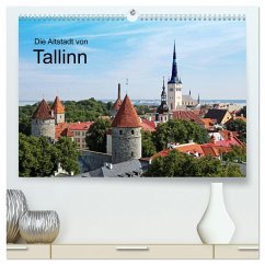 Die Altstadt von Tallinn (hochwertiger Premium Wandkalender 2024 DIN A2 quer), Kunstdruck in Hochglanz