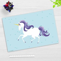 Cover-your-desk Schreibtischunterlage für Kinder Einhorn, aus hochwertigem Vinyl , 60 x 40 cm