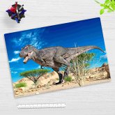 Cover-your-desk Schreibtischunterlage Vinyl Hungriger T-Rex auf der Suche nach Beute, 60 x 40 cm