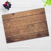 Cover-your-desk Schreibtischunterlage für Kinder und Erwachsene Holzoptik braun, aus hochwertigem Vinyl , 60 x 40 cm