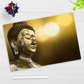 Cover-your-desk Schreibtischunterlage Vinyl Goldener Buddha, 60 x 40 cm
