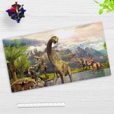 Cover-your-desk Schreibtischunterlage für Kinder und Erwachsene Dinosaurier, aus hochwertigem Vinyl , 74 x 40 cm Cover-your-desk Schreibtischunterlage für Kinder und Erwachsene Dinosaurier, aus hochwertigem Vinyl , 74 x 40 cm