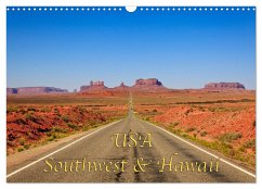 USA Southwest & Hawaii (Wandkalender 2024 DIN A3 quer), CALVENDO Monatskalender