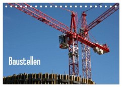 Baustellen (Tischkalender 2024 DIN A5 quer), CALVENDO Monatskalender - Berg, Martina